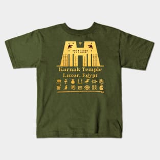 Ancient Karnak Temple: Luxor, Egypt Kids T-Shirt